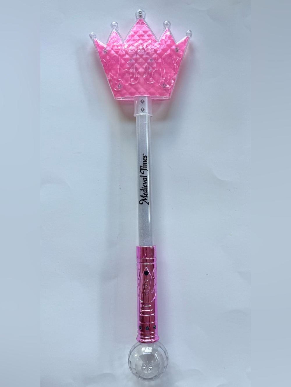 Medieval Times Pink Light-Up Wand Princess Crown